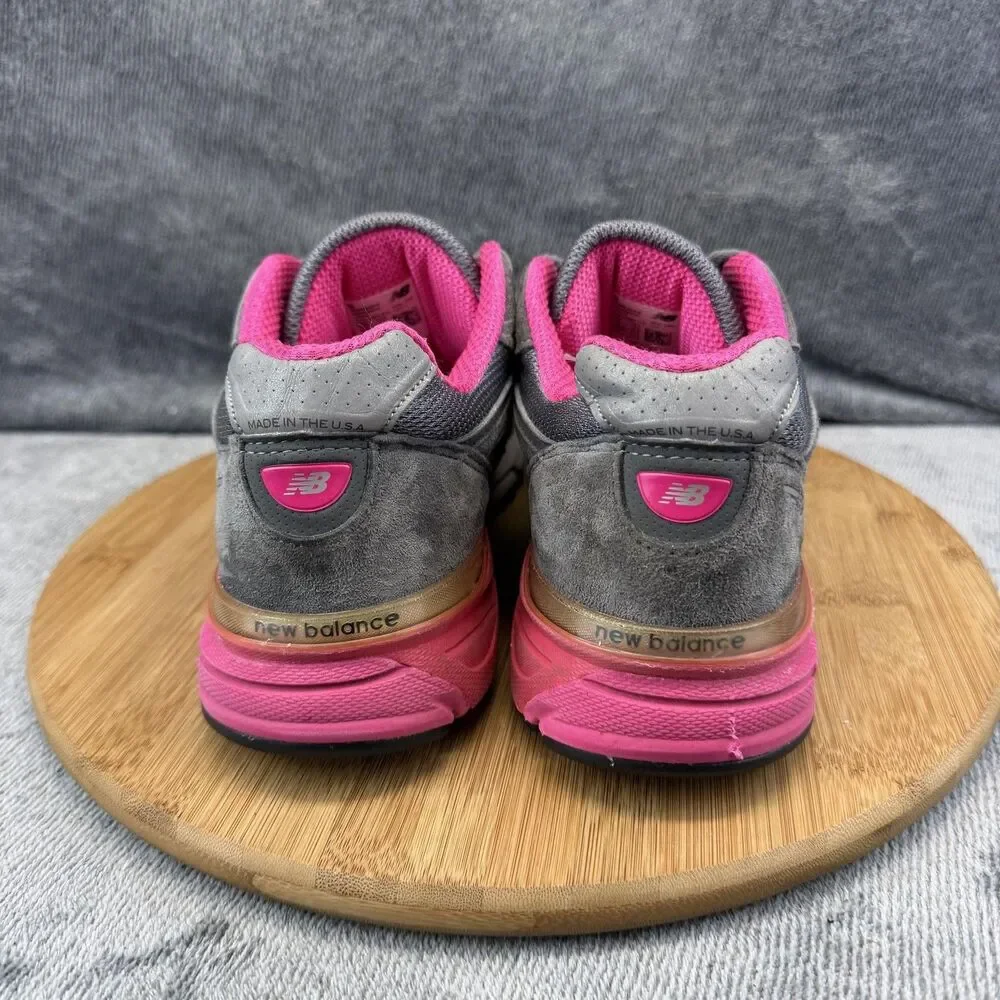 New Balance 990 Shoes Womens Size 9 Gray Suede Mesh Running Sneakers W990GP4